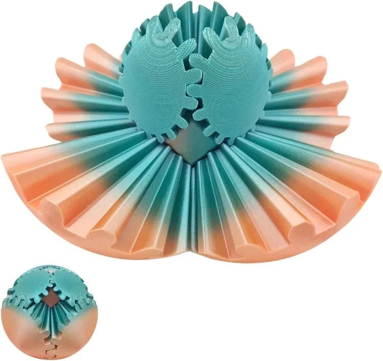 3D-gedruckter Zahnradball als Fidget-Spielzeug zur Stressreduzierung und Förderung der Konzentration, Anti-Stress-Ball für Kinder | Sansoti