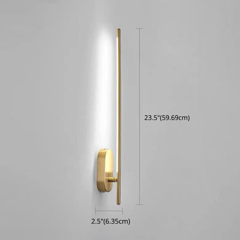 Moderne Metalen Wandlamp Lineair Strip Design voor Slaapkamer Woonkamer | Sansoti