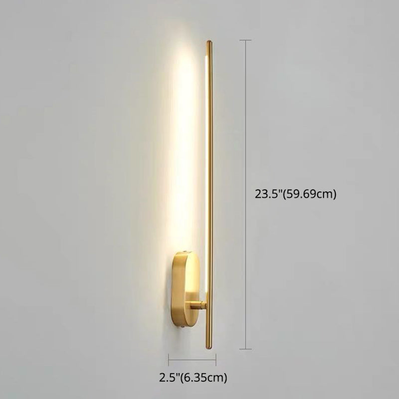 Moderne Metalen Wandlamp Lineair Strip Design voor Slaapkamer Woonkamer | Sansoti