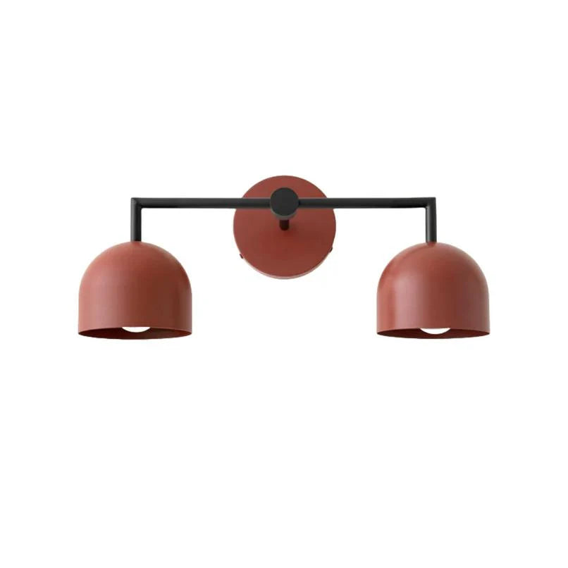 Koepelkapjes Wandlamp Modern Scandinavisch Metaal Zwart Messing 2-3 Lichtpunten Badkamer Hal Slaapkamer Sfeerverlichting | Sansoti