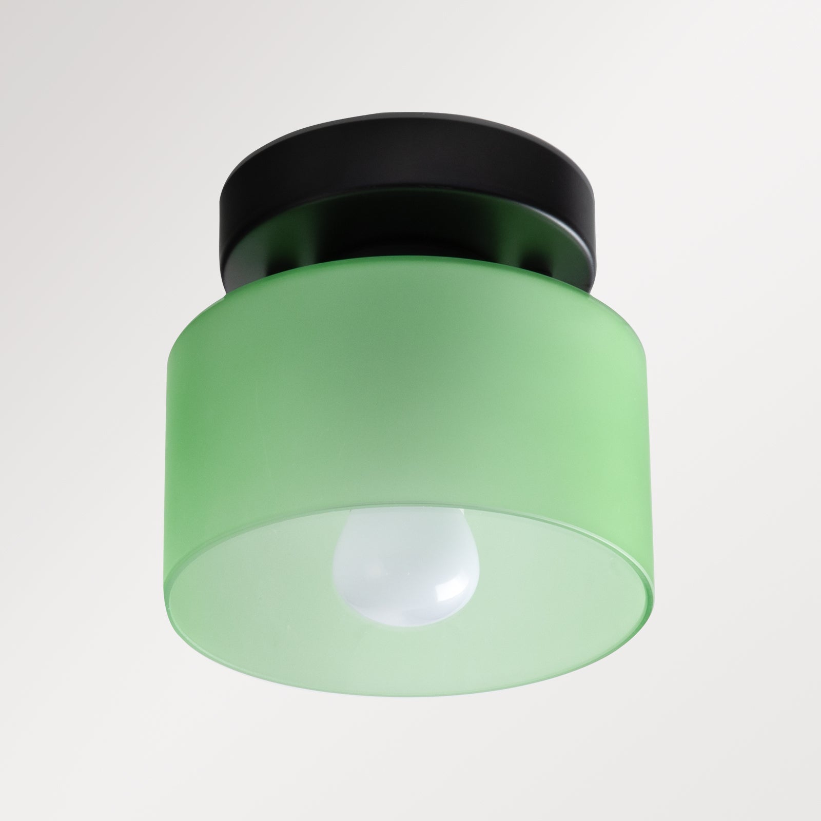 Deckenleuchte Glas Retro E27/E26 Bernstein Küche Flur Wohnzimmer Rundes Design Stimmungslicht Vintage Stil | Restfield
