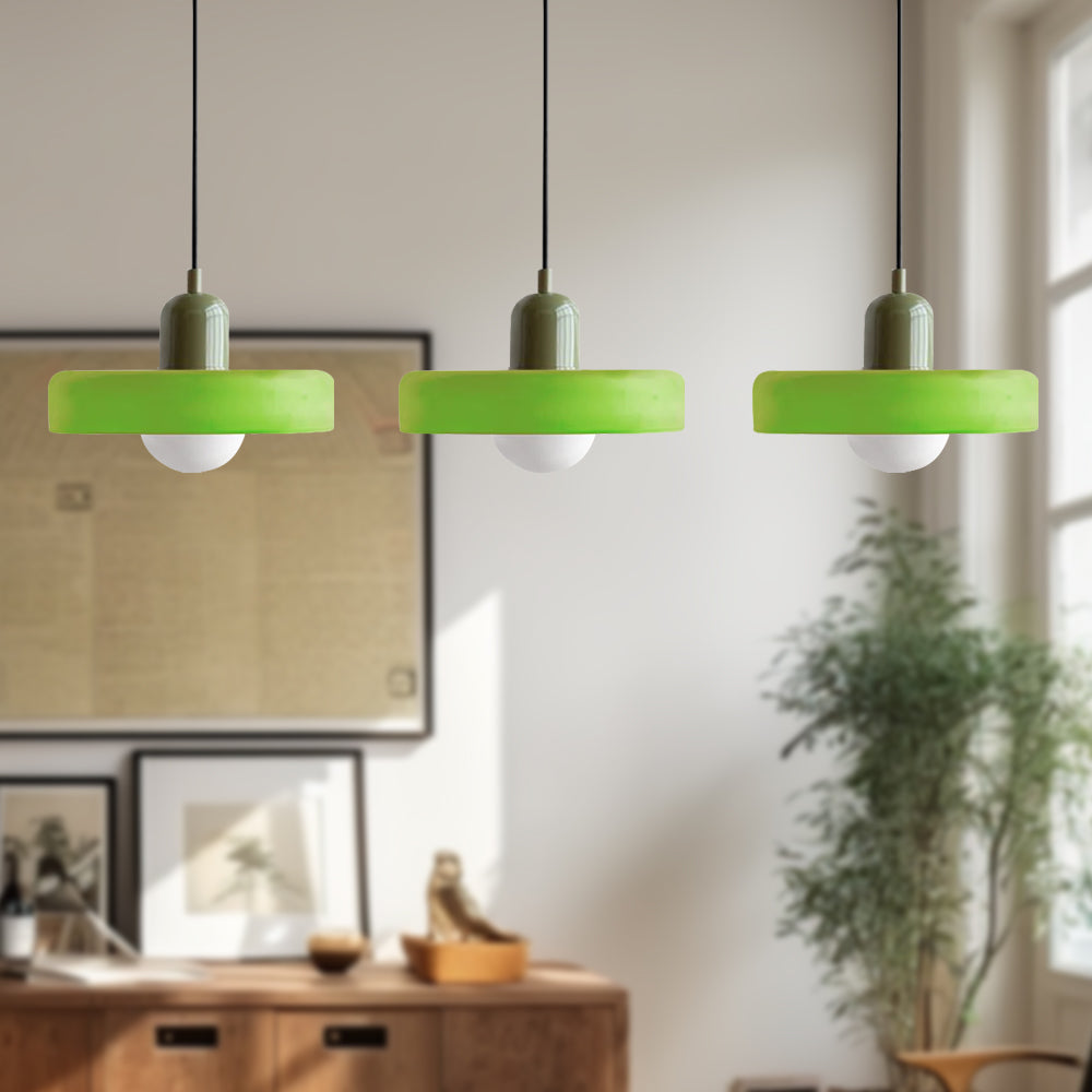 Luccon Triple Hanglamp Glas G9 Retro Kleuren Eettafel Woonkamer Design Verlichting Meerlamp | Sansoti