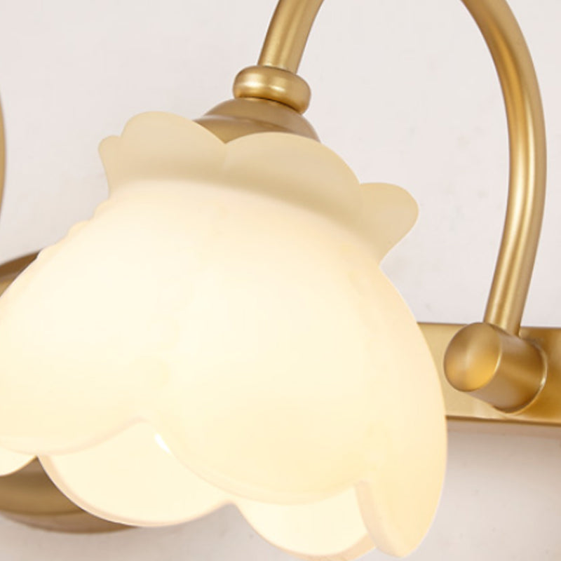 Traditionele Wandlamp Badkamerspiegel Verlichting LED Messing 2/3/4 Lichtpunten | Sansoti