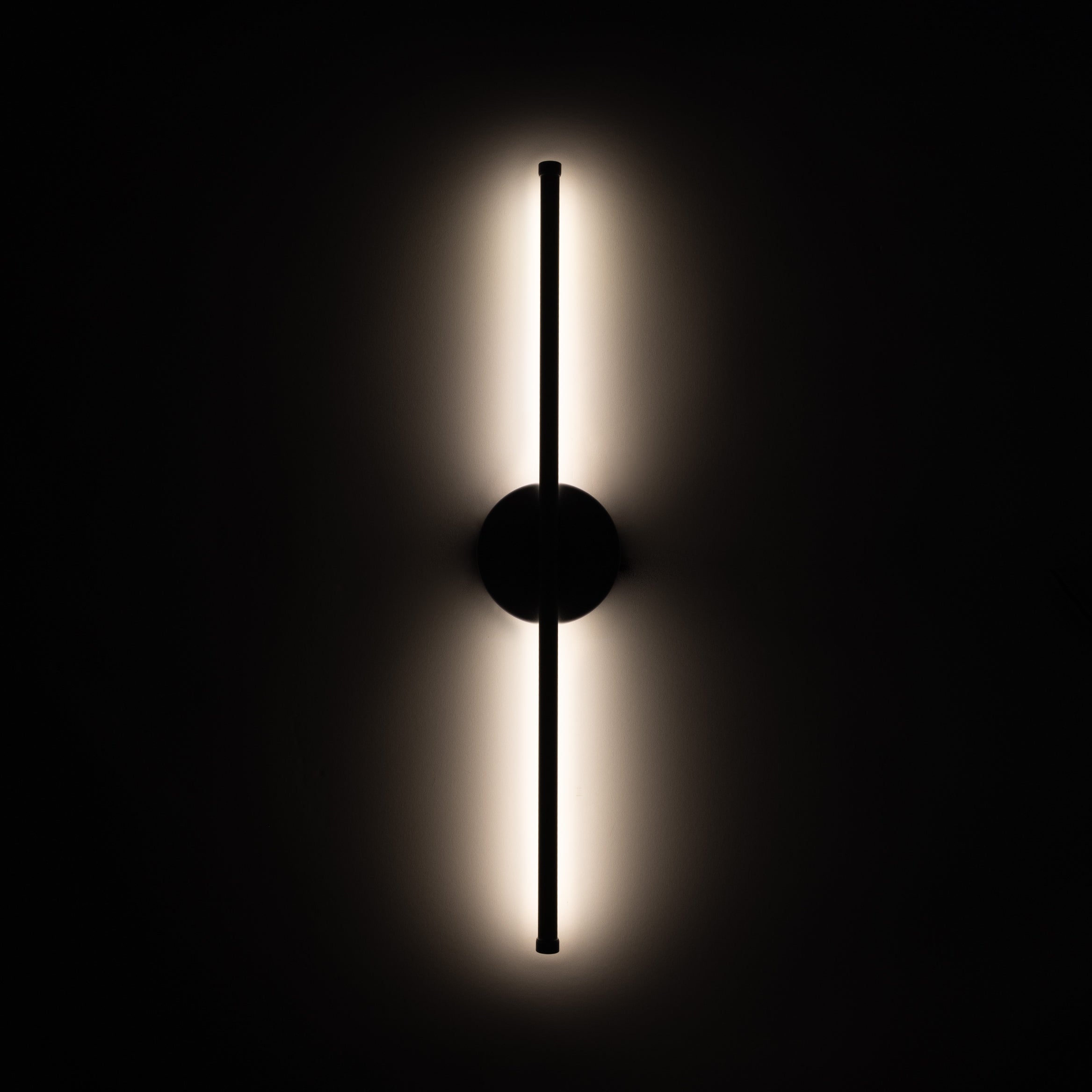 Moderne minimalistische runde Wandleuchte mit integrierter LED-Beleuchtung | Restfield