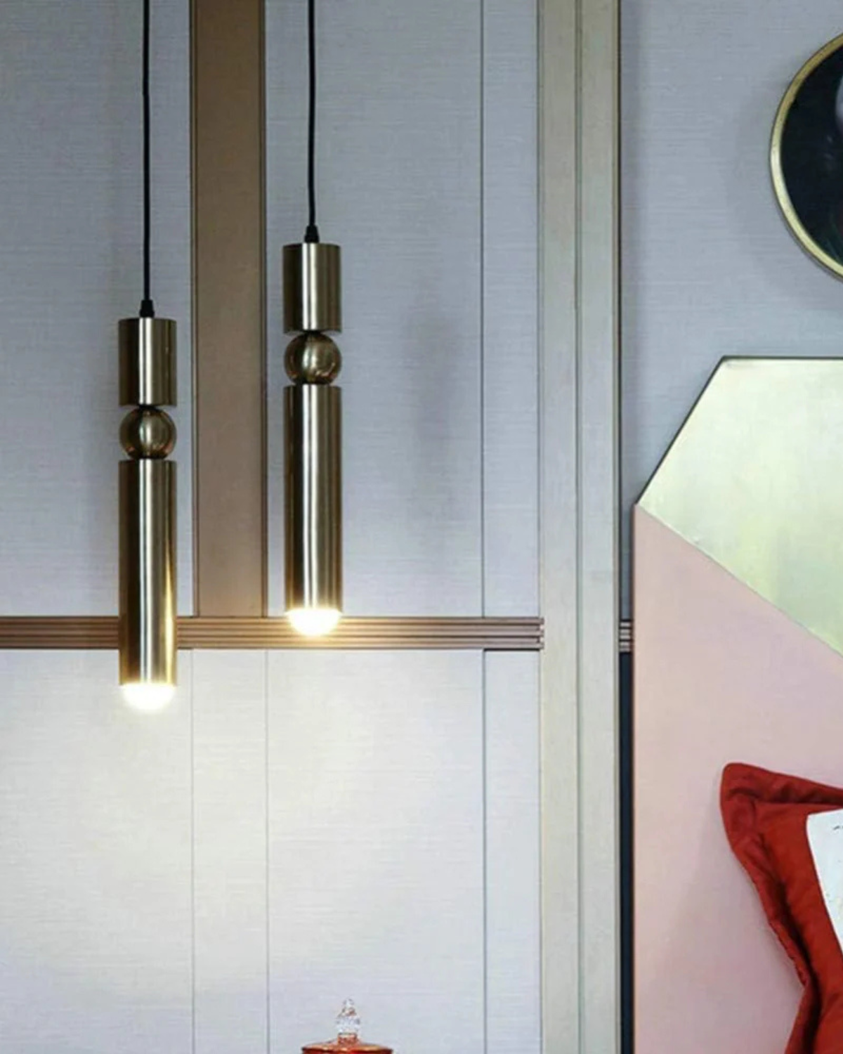 Sculptuurlamp Hanglamp met Vloeiende Vormen Zwart Goud Zilver 1-3-5 Lichtpunten Modern Design Eetkamer Woonkamer Slaapkamer Verlichting | Sansoti