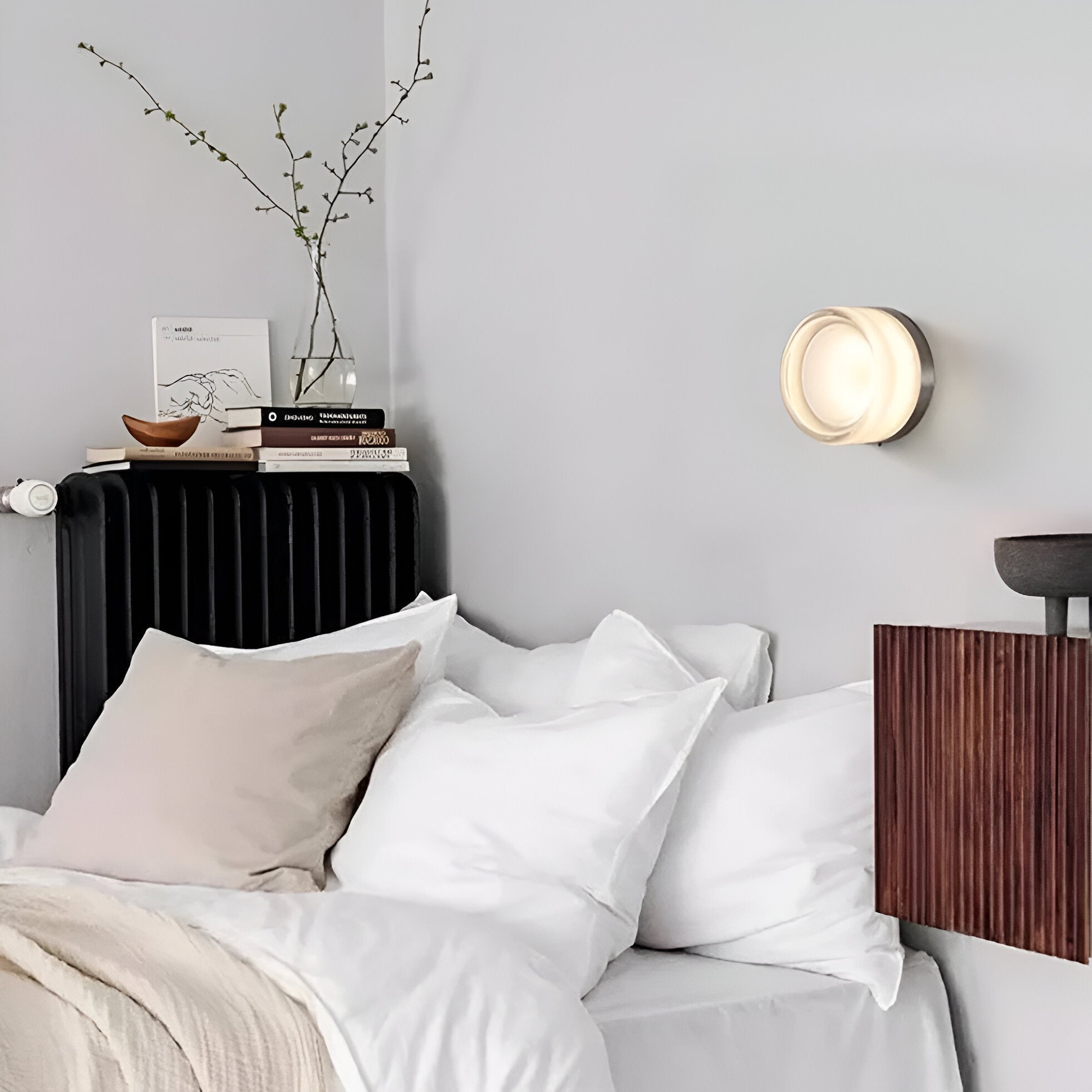 Wandlamp Met Sensor LED Dimpled Acryl Modern Nachtlamp 13,5cm | Sansoti