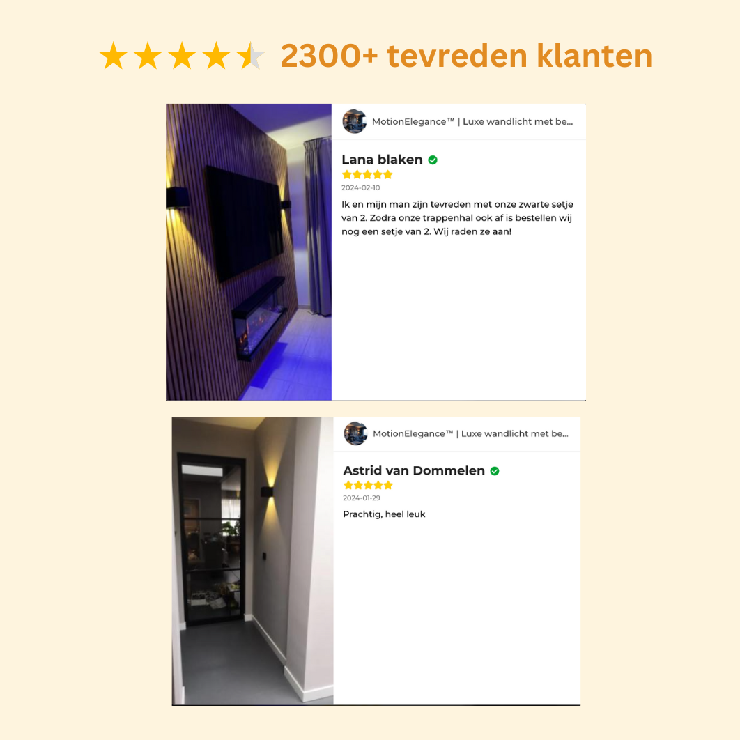 Draadloze Wandlamp met Sensor & USB Oplaadbaar – LED Sfeerverlichting voor Gang, Slaapkamer, Kast & Trap | Instelbare Lichtmodi | Sansoti