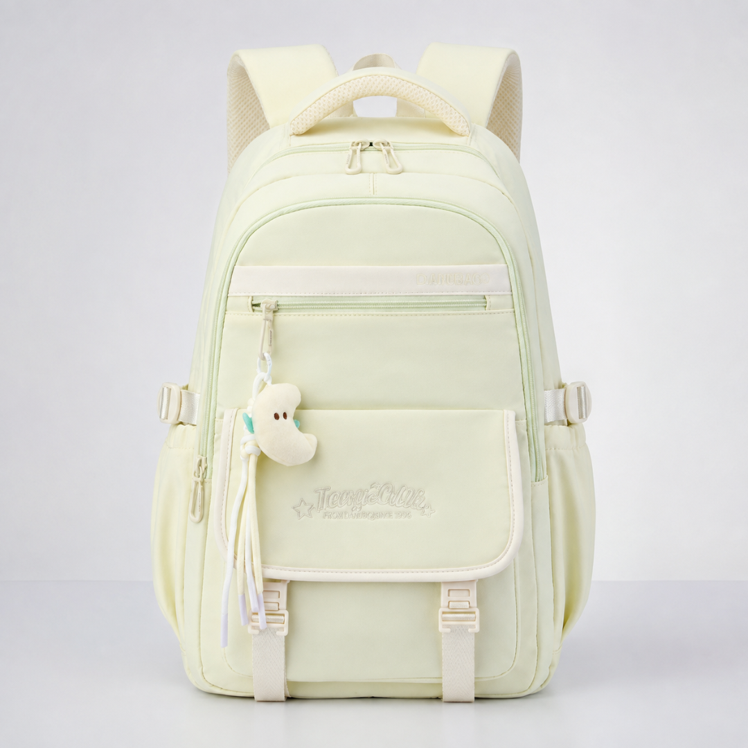 Waterproof Backpack with Laptop Compartment 32x46cm Polyester Multiple Compartments for Work School Travel Daily Use | Sansoti