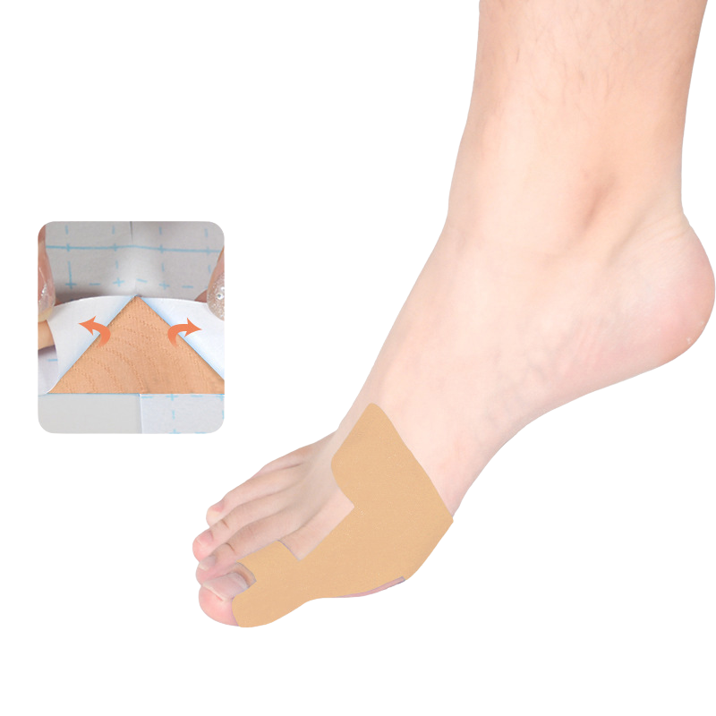 Toe Correction Tape for Hallux Valgus 80 Pieces Pre-Cut Breathable Cotton Bandage Foot Comfort Set | Sansoti