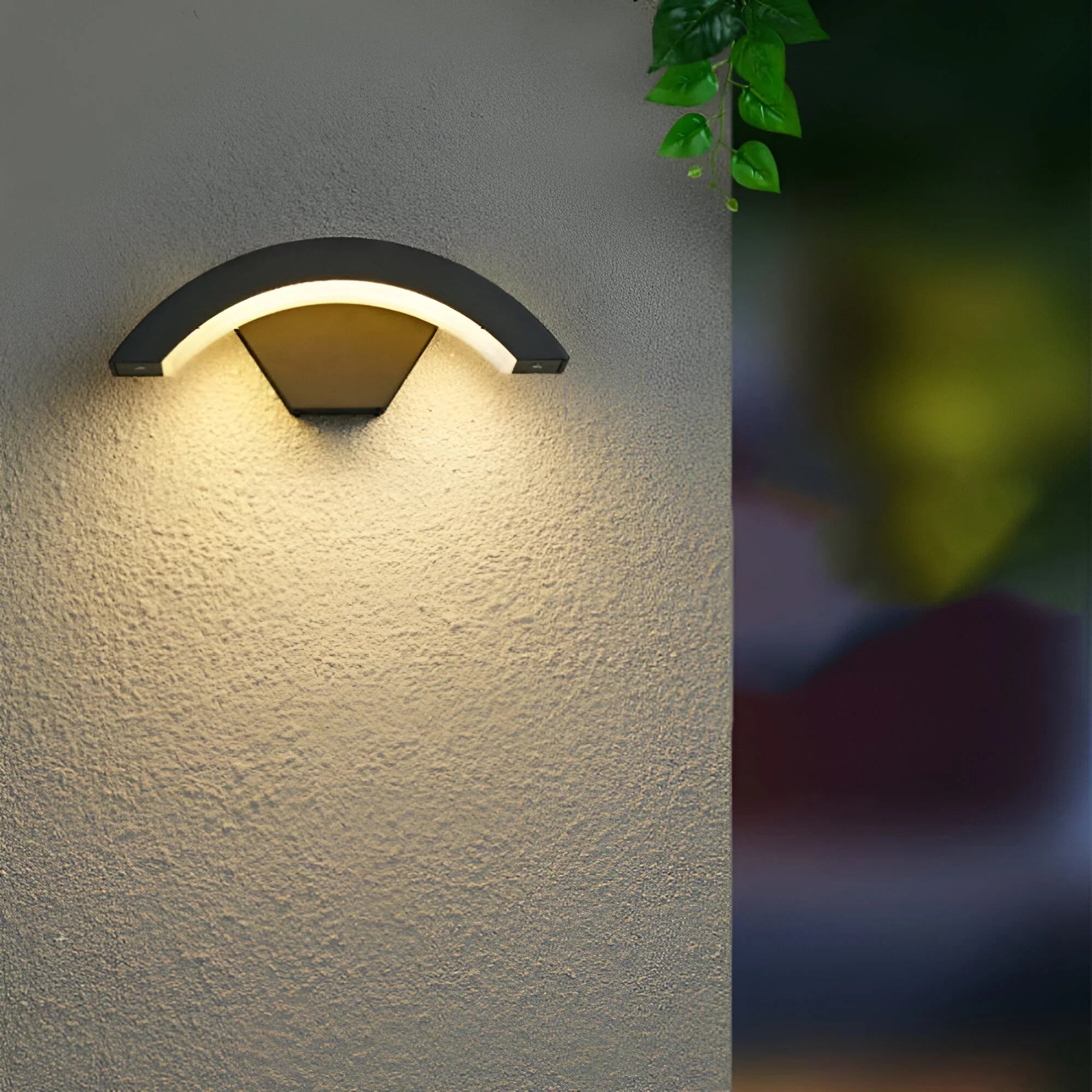 LED Wandlamp met Bewegingssensor voor Buiten – Energiebesparend 18W Waterdicht Buitenlicht in Zwart of Bruin | Sansoti