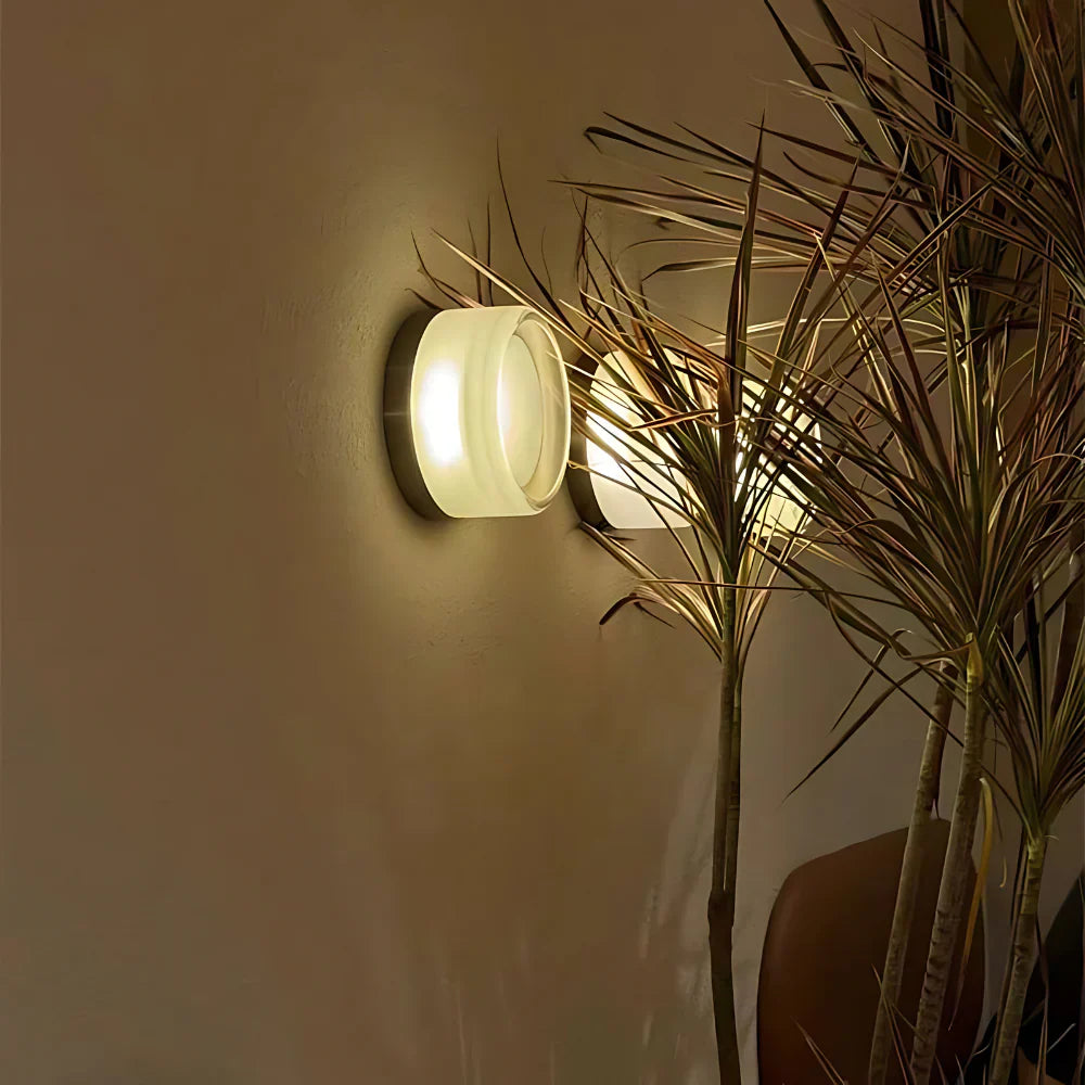 Wandlamp Met Sensor LED Dimpled Acryl Modern Nachtlamp 13,5cm | Sansoti