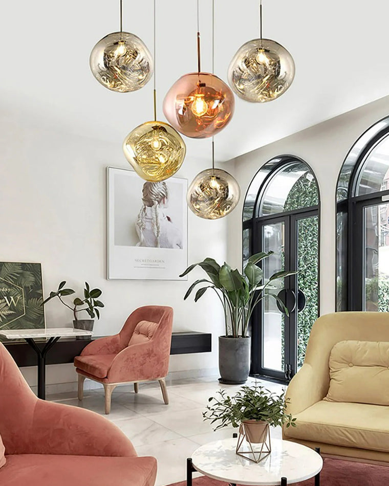 Suspension Melt Design Acrylique LED Blanc Chaud Dimmable Salon Salle à Manger Restaurant Chambre | Restfield