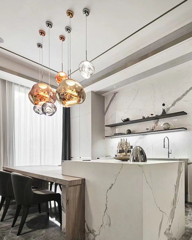 Suspension Melt Design Acrylique LED Blanc Chaud Dimmable Salon Salle à Manger Restaurant Chambre | Restfield