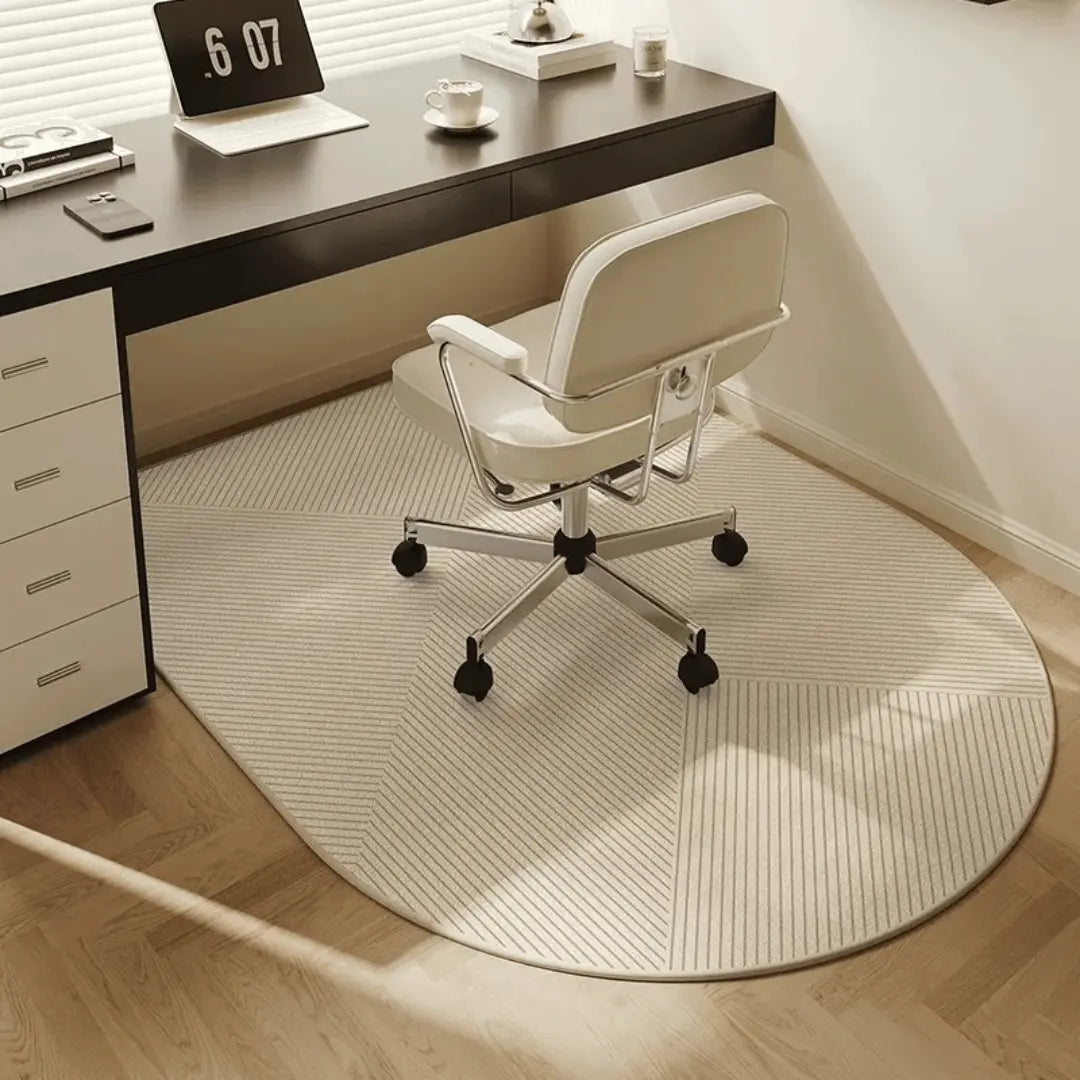 Bureau Stoelmat met Antislip Onderzijde voor Bescherming van Vloeren | Sansoti