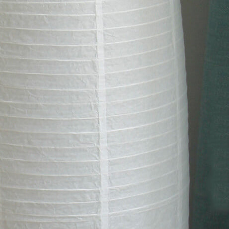Stehleuchte Reispapier Säule 2xE14 137cm Wohnzimmer Schlafzimmer Skandinavische Stehlampe Weiß Papier Schirm Stimmungslicht | Restfield