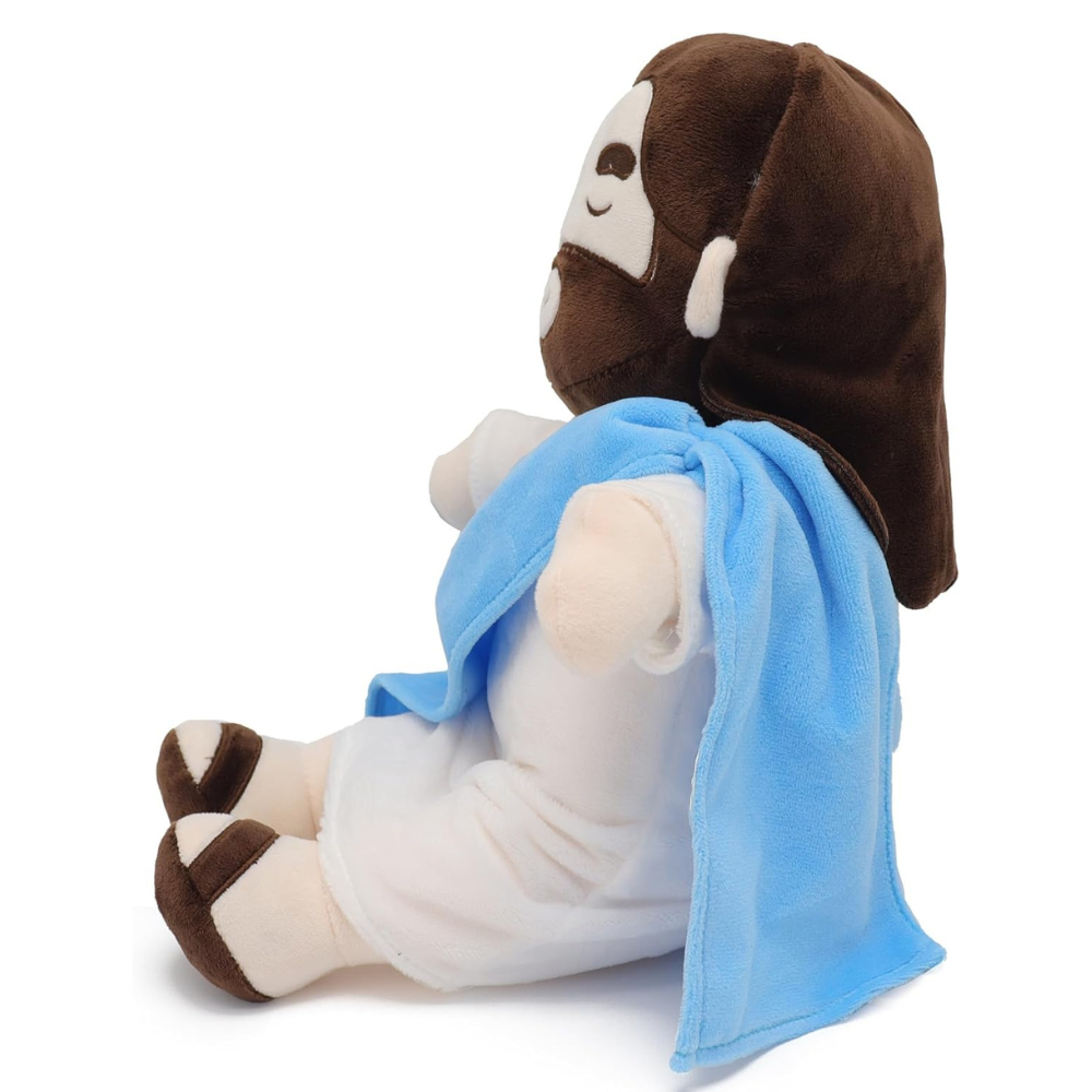 Breathable Cuddly Toy with Light and Music for Soothing Sleep Aid Baby Toddler Nursery Calming Night Light | Sansoti