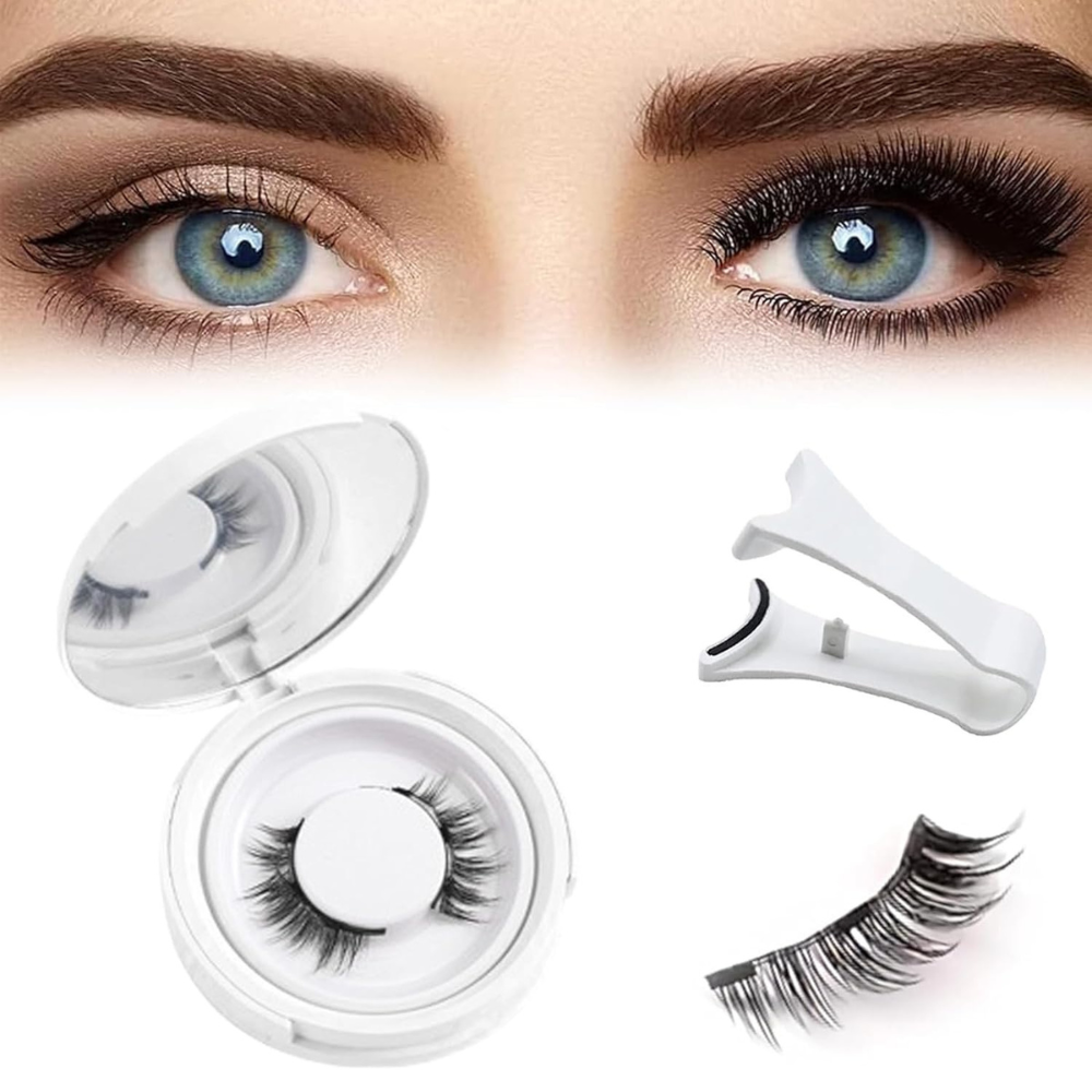 Magnetische Nepwimpers Set – Herbruikbaar 3D Volume – Kleefvrij met Precisie-Applicator | Sansoti