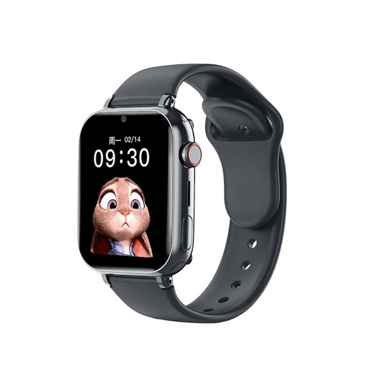 Slimme Kinderhorloge met 4G Videobellen en GPS-Tracking Roze Zwart Wit | Sansoti