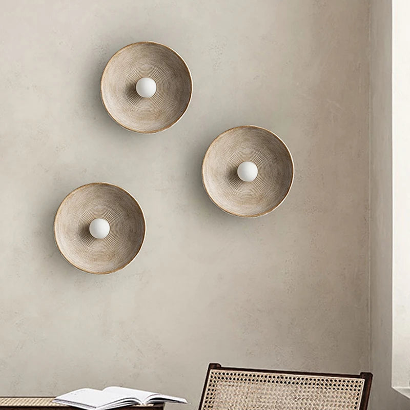 Wandlamp Rond Maan Design LED G4 Japandi Scandinavisch Ø20 Ø50 | Sansoti