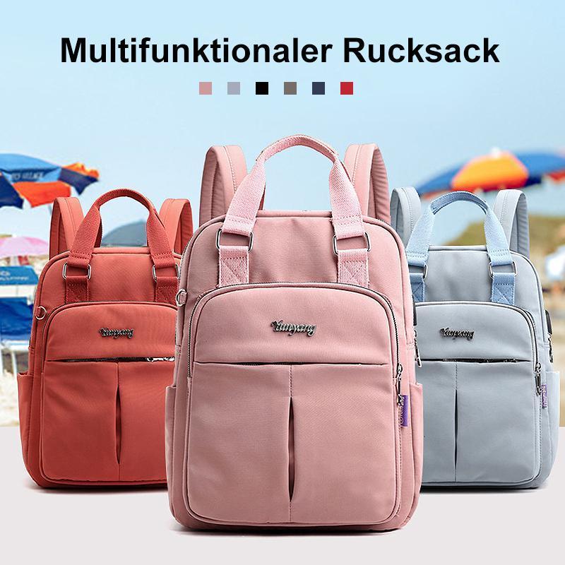 Waterdichte Dagelijkse Rugzak met USB Oplaadpoort Zwart Grijs Roze Groen Blauw Rood Multifunctioneel voor Werk School Reizen Laptop iPad Telefoon Opslag | Sansoti
