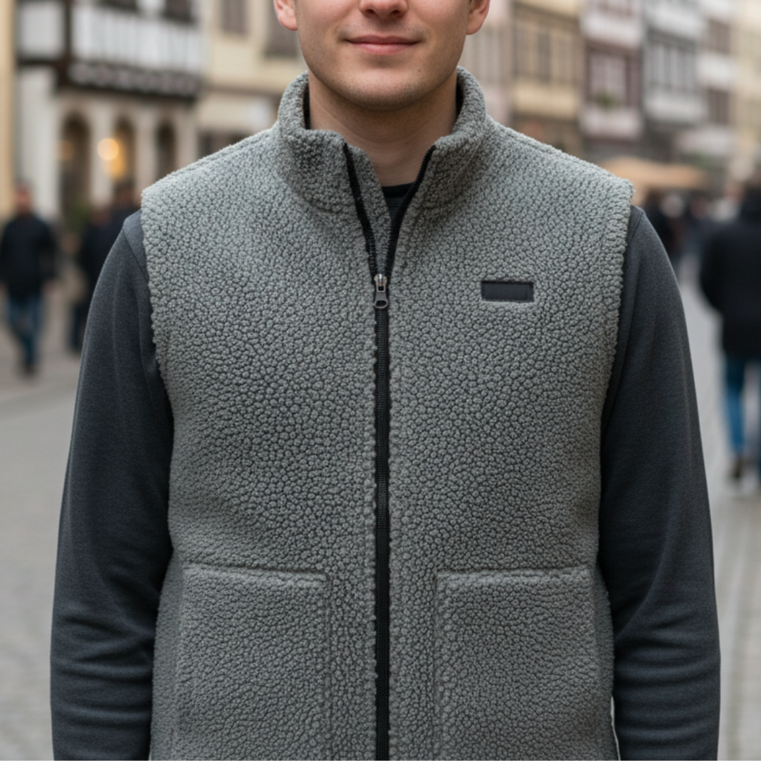 Beheizbare USB-Typ-C-Weste mit 3 Wärmestufen, Winter, Herren, Outdoor-Arbeit, thermisch wattiert | Sansoti