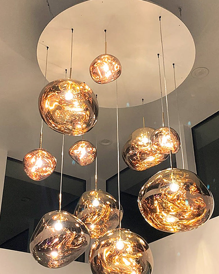 Suspension Melt Design Acrylique LED Blanc Chaud Dimmable Salon Salle à Manger Restaurant Chambre | Restfield