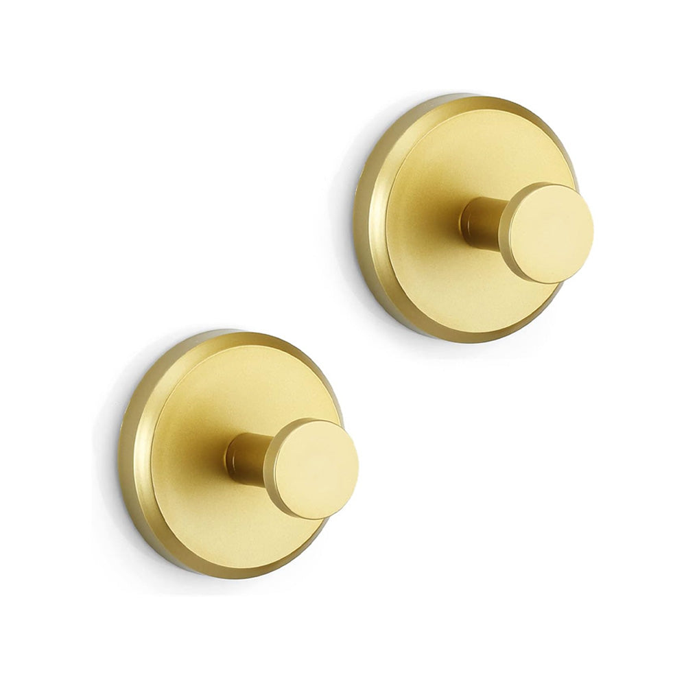 Handdoekhaak Zelfklevend Zonder Boren – Roestvrij Staal – Zwart, Zilver, Goud – 5,5×5,5×5,6 cm | Sansoti