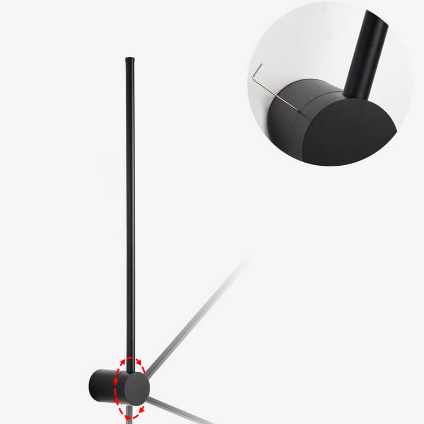 Wandlamp LED Staf Aluminium Zwart Goud 60cm 80cm Woonkamer Slaapkamer Studeerkamer Lijnlamp Minimalistisch Modern Sfeerlamp | Sansoti