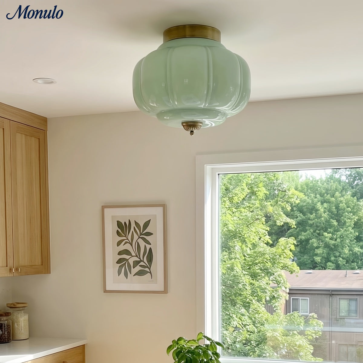 Plafondlamp Melkglas Glazen Kap Moderne Verlichting Scandinavische Stijl Woonkamer Eetkamer Slaapkamer Flush Mount | Sansoti