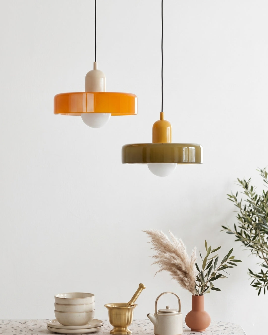 Glazen Hanglamp Modern 19-35cm Scandinavisch Design met Matglas | Sansoti