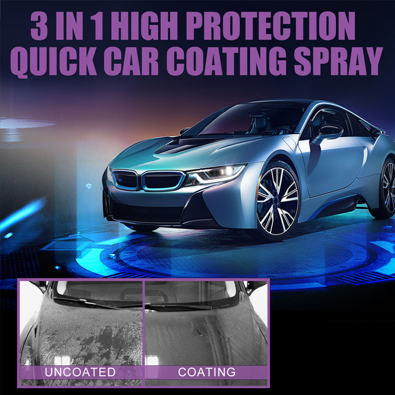 3-in-1 Car Paint Coating Spray, Waterless, 30ml 100ml, Protection, Shine, Scratch Removal, Car Washing and Maintenance | Sansoti