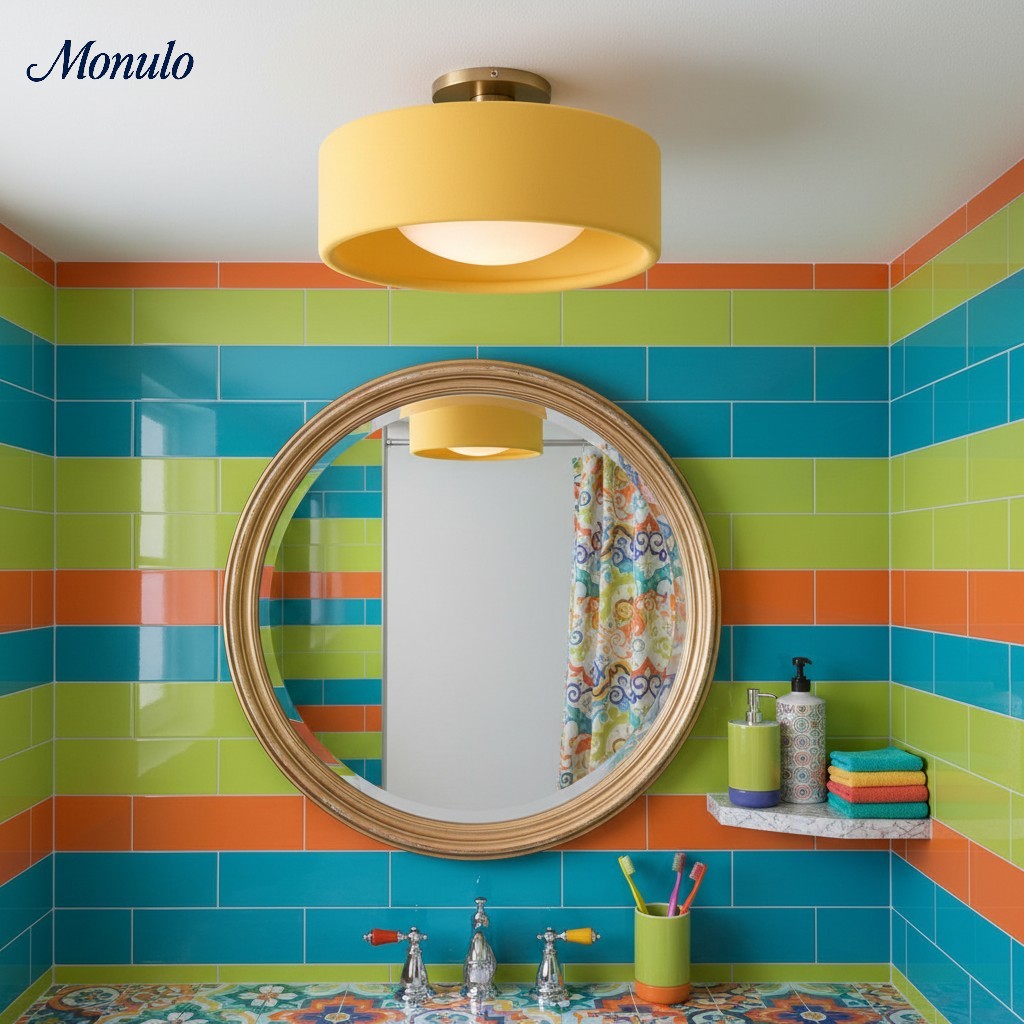 Porseleinen Plafondlamp met Strakke Montage – Moderne Lage Profiellamp Keramiek Opbouwverlichting | Sansoti