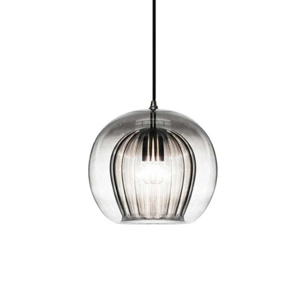 Hira glazen hanglamp E14 transparant keukeneiland eettafel moderne verlichting design lamp bar keuken verlichting | Sansoti