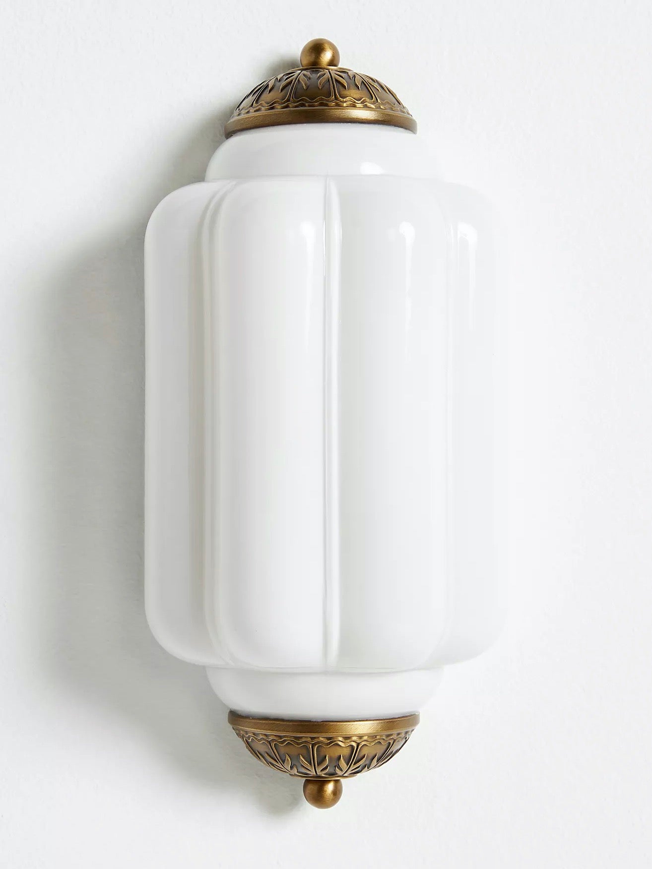 Wandlamp Melkglas voor Slaapkamer Gang Scandinavische Stijl | Sansoti