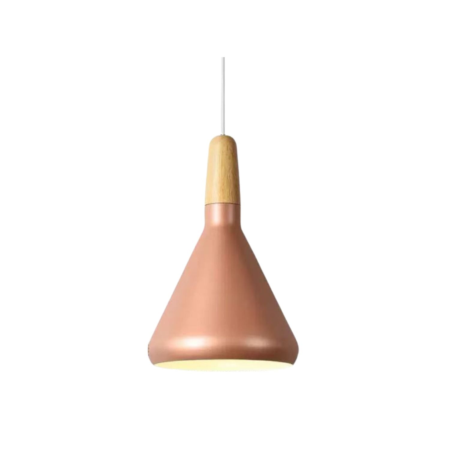 Hanglamp Scandinavisch Aluminium Hout Wit E27 Eettafel Woonkamer Minimalistisch Design Verlichting Keukeneiland | Sansoti