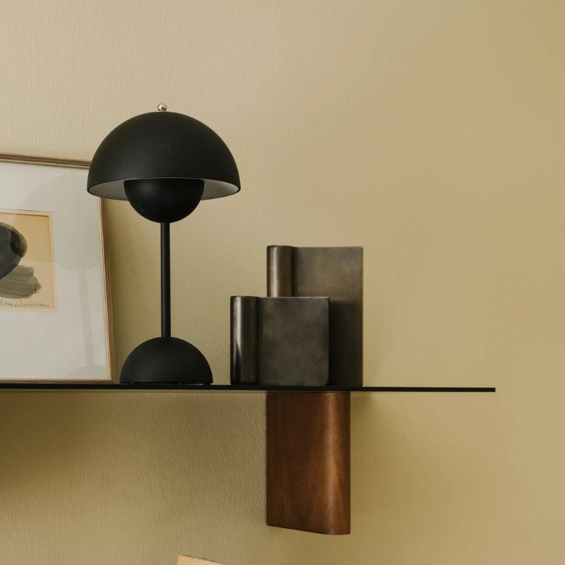 Designer Flower Table Lamp Metal with Dimmer Scandinavian Style | Sansoti