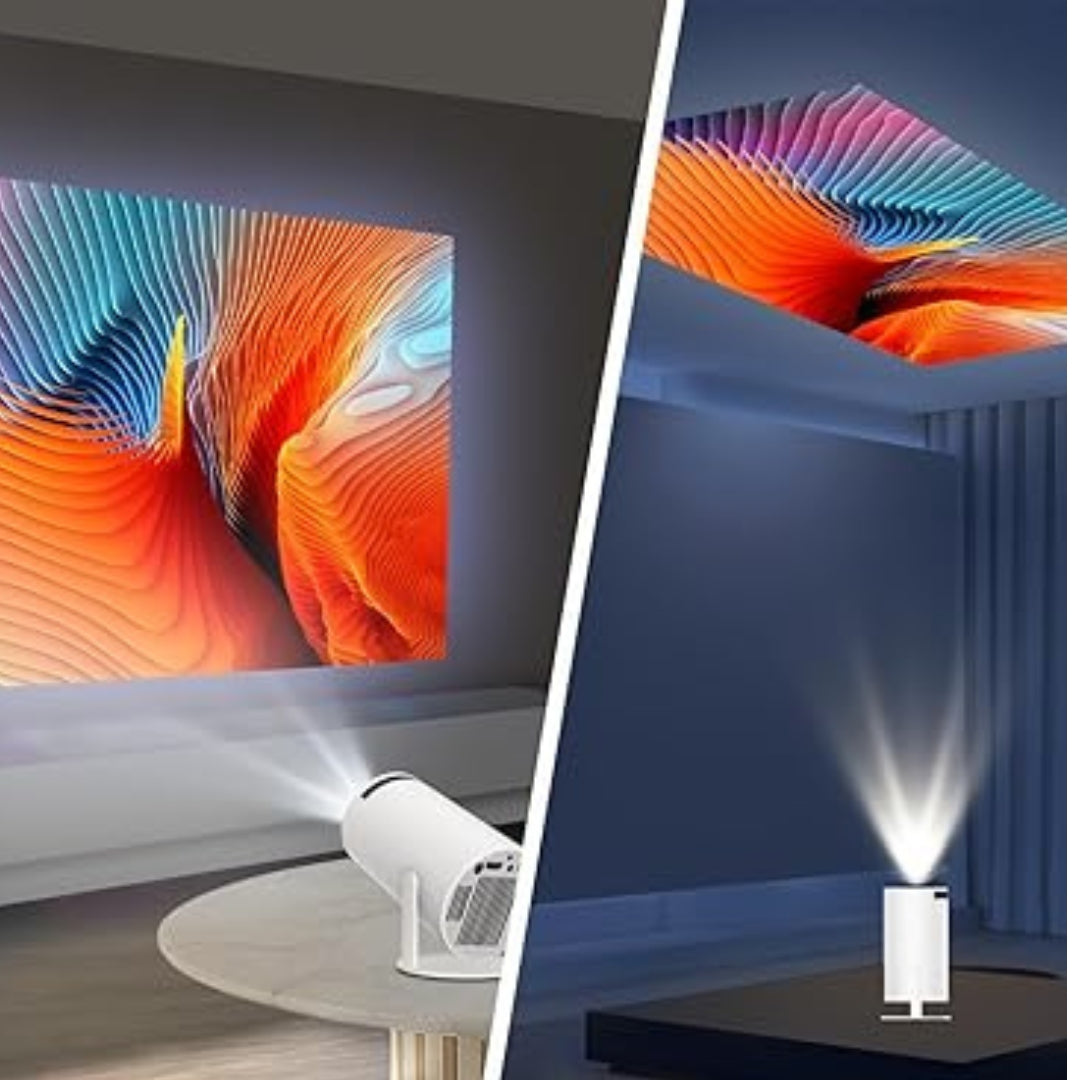 4K Beamer Smart Projector Wifi Bluetooth HDMI 180° | Sansoti