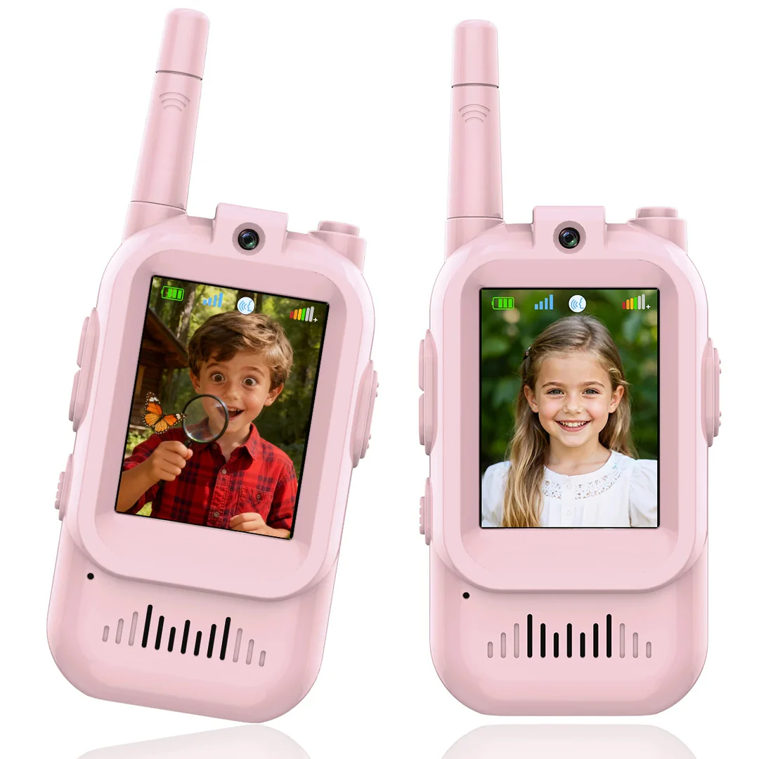 Interactive Communication Set with Video and Voice for Children, Indoor and Outdoor Toy Walkie-Talkie | Sansoti