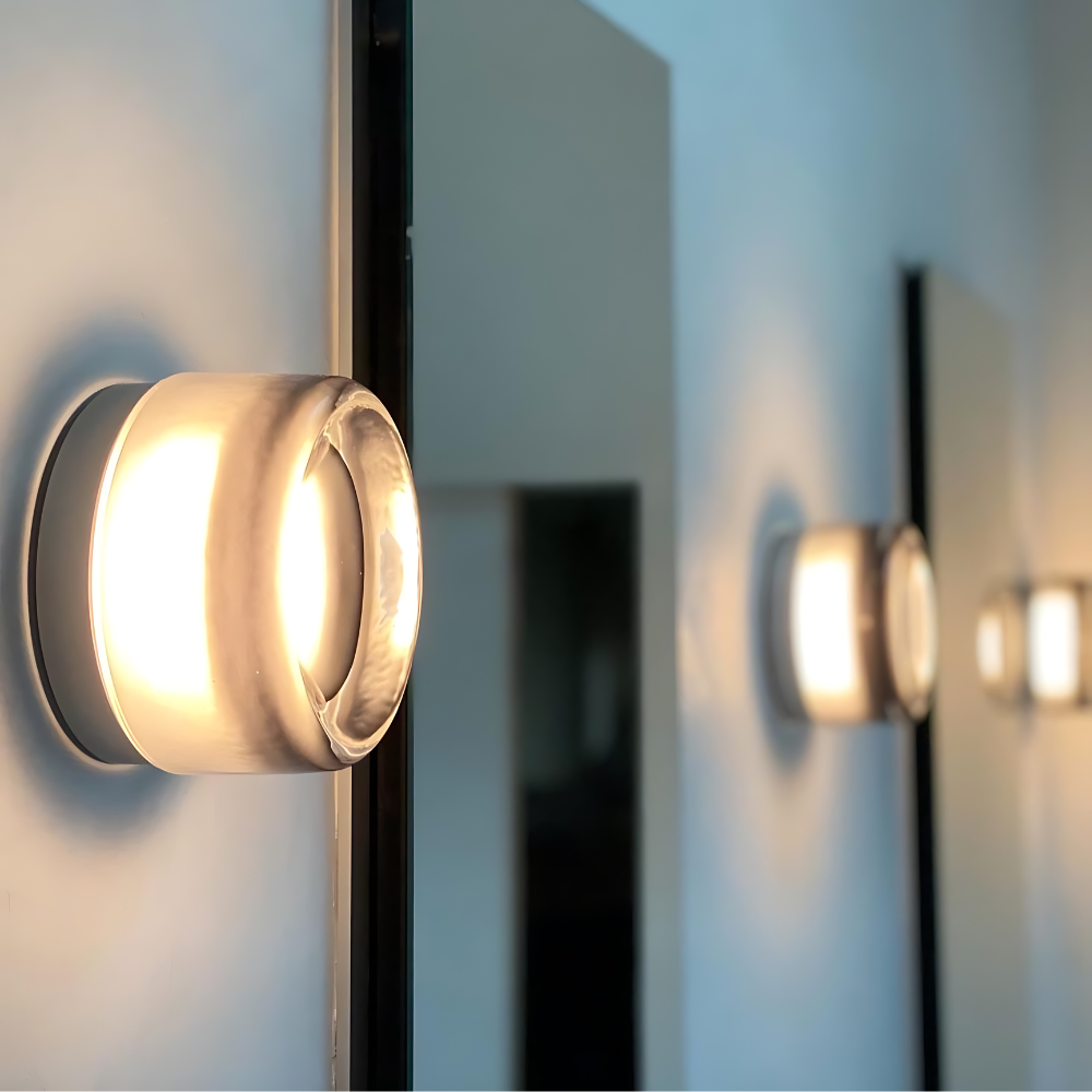 Wandlamp Met Sensor LED Dimpled Acryl Modern Nachtlamp 13,5cm | Sansoti