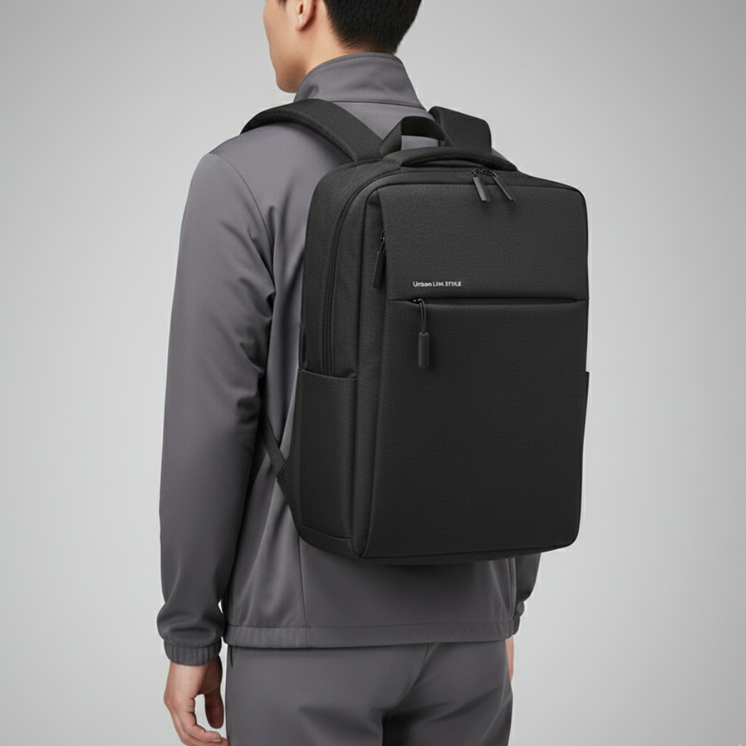 Wasserdichter Laptoprucksack 15,6 Zoll mit gepolstertem Fach, Alltag, Pendeln, Reisen, Organisation, Schule, Universität | Sansoti