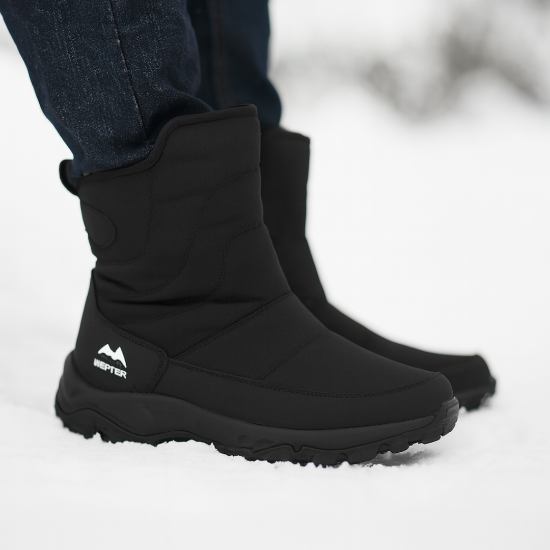Waterproof Men's Winter Shoes with Non-Slip Sole and Warm Plush Lining for Optimal Comfort on Cold Winter Days | Sansoti