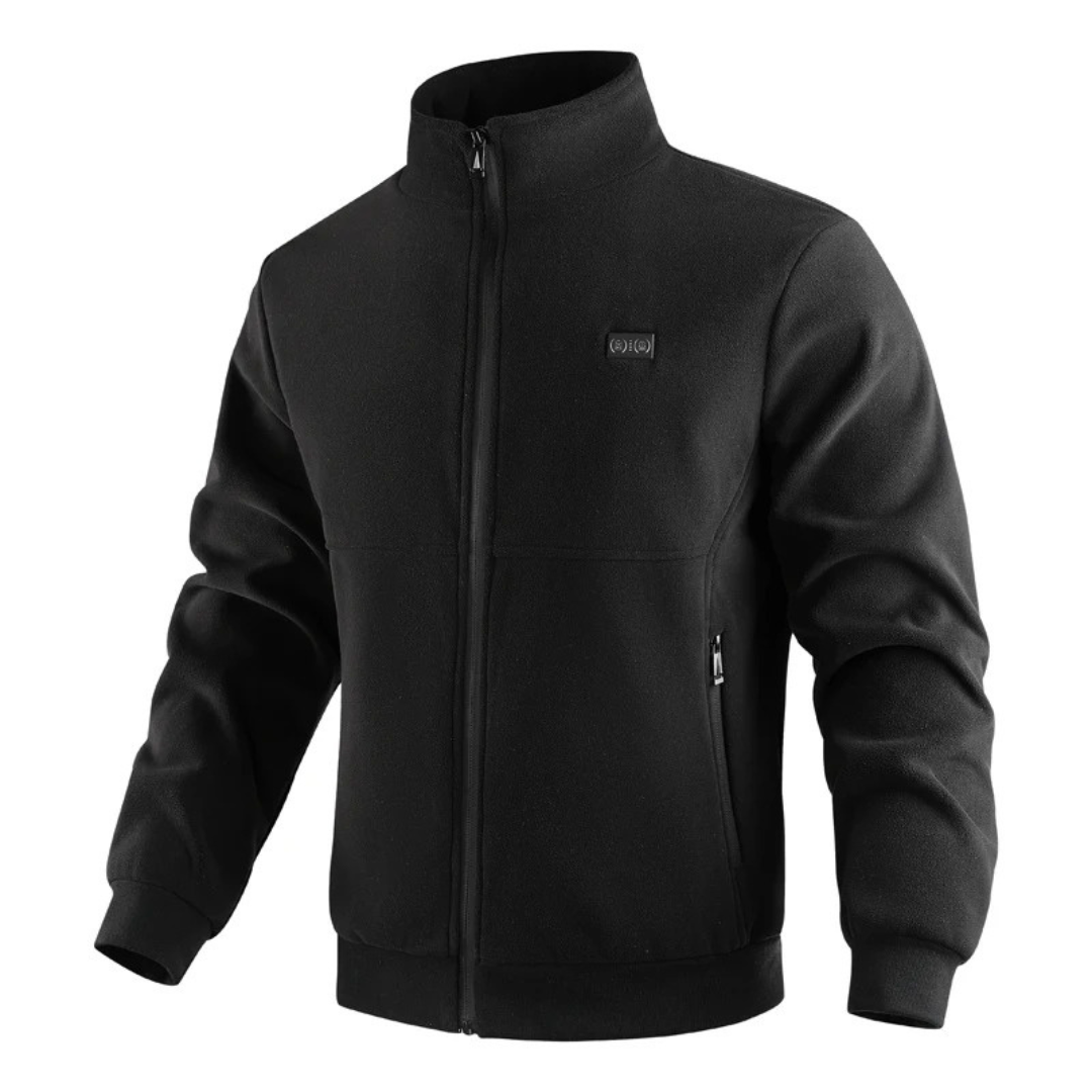 Heated Winter Jacket with 8 Heating Zones Fleece Lining Women Men Outdoor Waterproof Thermal Insulating | Sansoti