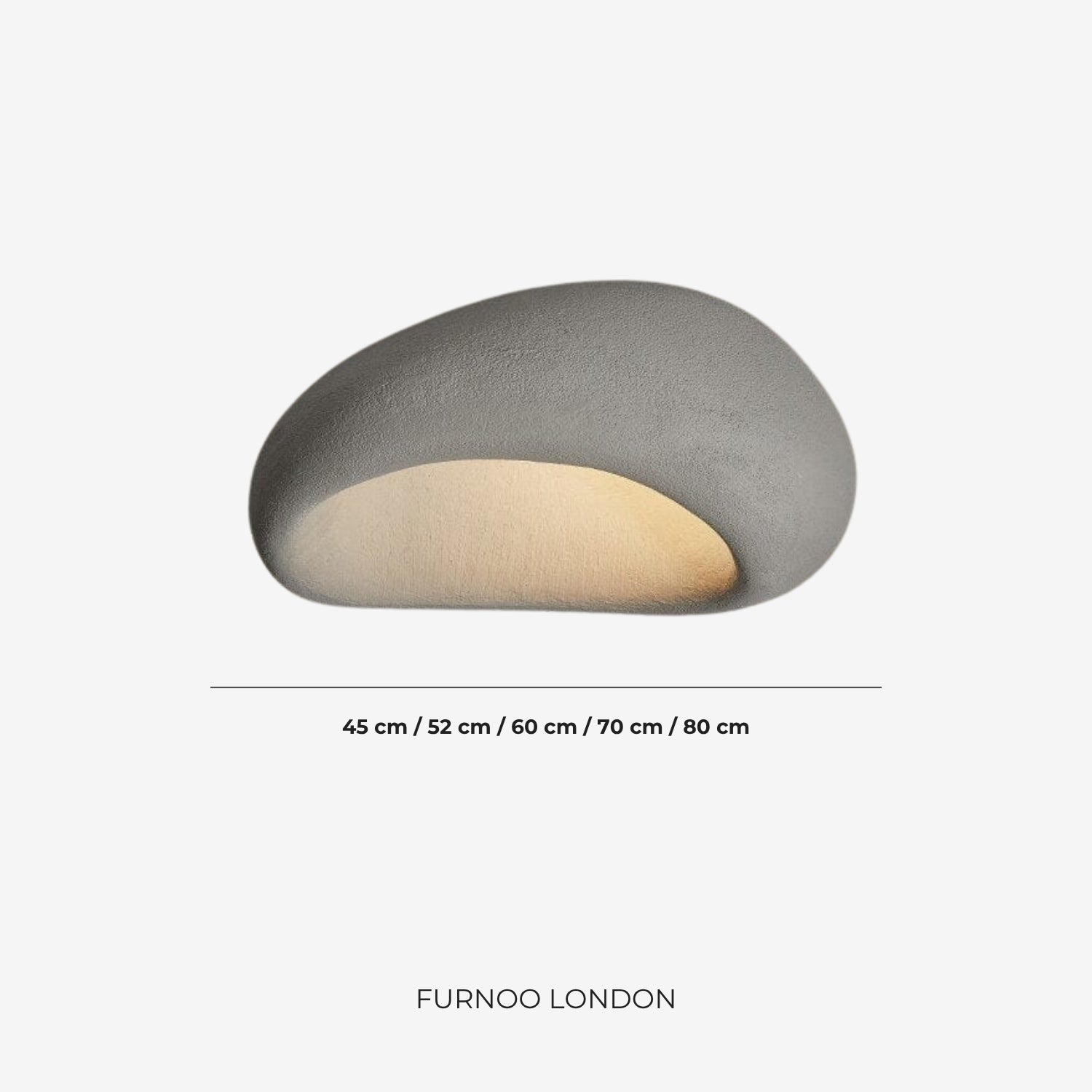 Plafondlamp Wabi Sabi Geïnspireerd – Metalen Lamp met Warme Verlichting – Voor Woonkamer Slaapkamer Eetkamer | Sansoti