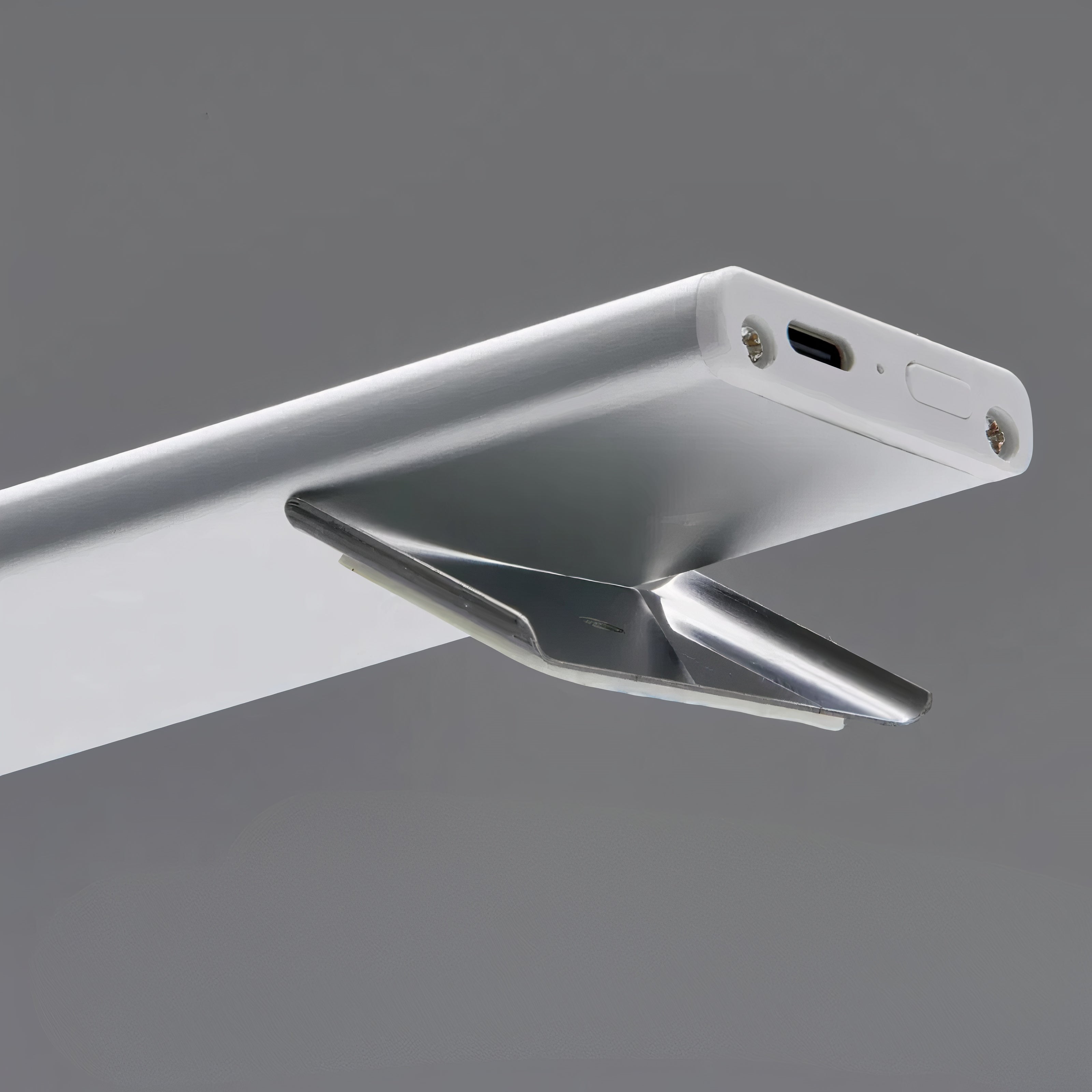 Oplaadbare LED Sensor Kastverlichting 20cm Dimbaar Bewegingssensor Nachtlamp Kast Zwart Zilver Draadloos | Sansoti