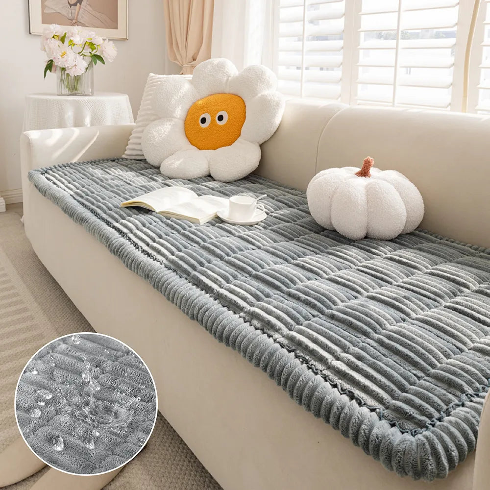 Waterdichte Antislip Bankhoes Ademend Flanel 50×50 cm tot 90×210 cm Bankbeschermer Woonkamer Meubelbescherming | Sansoti