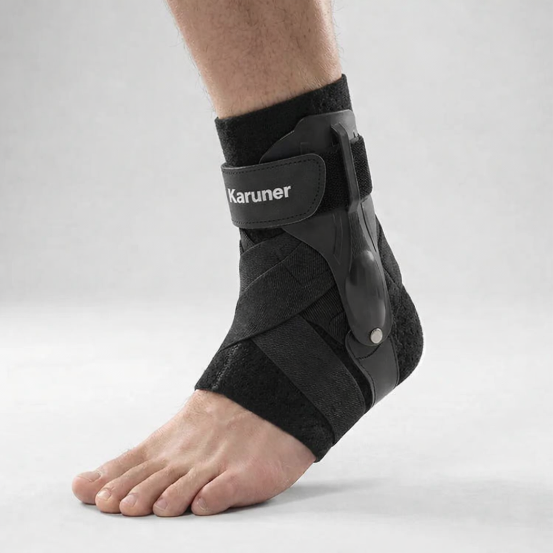 Verstelbare Enkelbrace met Compressie en Zijsteun voor Sport Herstel Stabiliteit Blessurepreventie | Sansoti