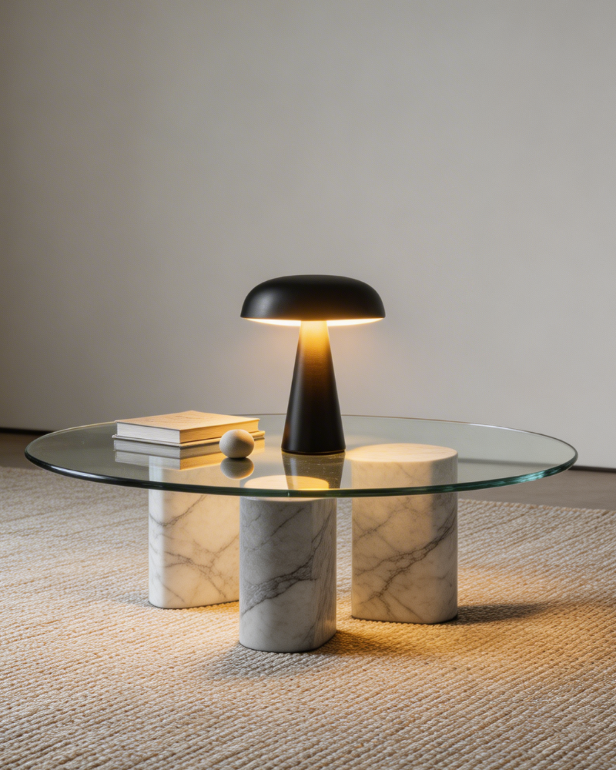 Draadloze Sculptuurlamp Acryl Dimbaar Touch Konus Vorm Decoratief Sfeerlicht Minimalistische Tafelverlichting Nachtlampje Woonkamer Slaapkamer | Sansoti