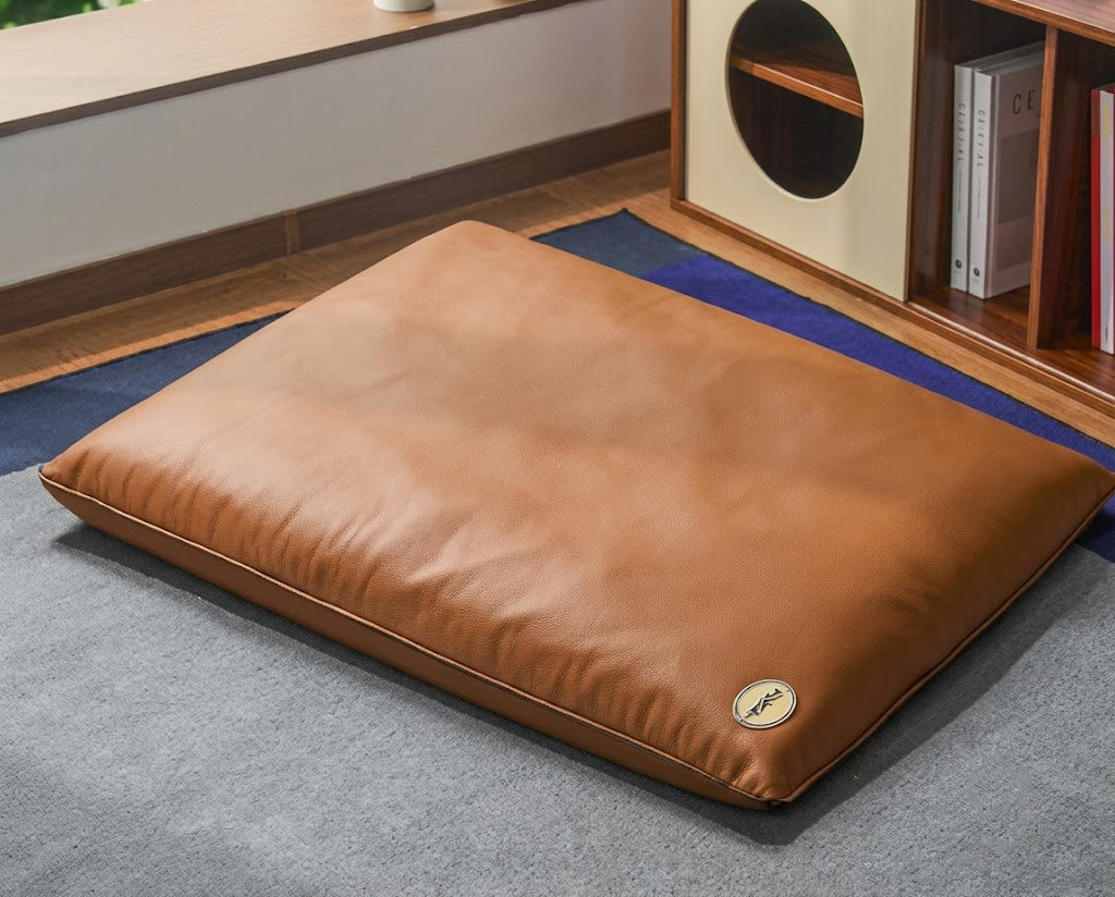 Kühlendes, beidseitig verwendbares Hundebett mit Gel, 50-95 cm, wasserabweisende und bissfeste Sommer-Haustiermatratze | Sansoti