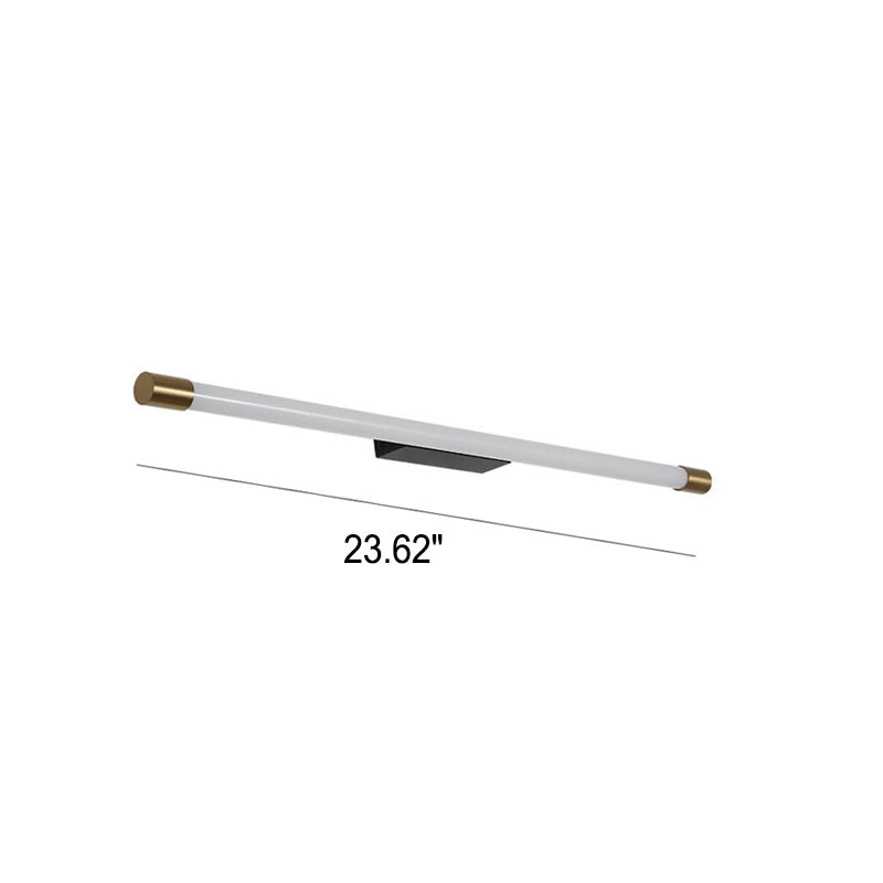 Wandlamp LED Buisvorm Aluminium Zwart Goud 40cm 60cm 90cm 120cm 150cm Woonkamer Slaapkamer Spiegellamp Lijnlamp Badkamer | Sansoti