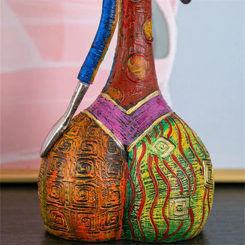Abstrakte Frauenfigur Handgemachte Harz Bunt Moderne Kunstskulptur Wohnzimmer Geschenk | Restfield